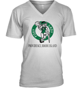 Boston Celtics Foxy Lady Providence Rhode Island V Neck T Shirt