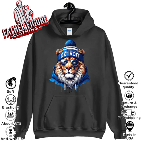 Cool Lions Detroit Football Hoodie