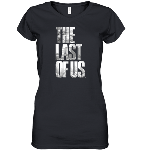 City View Logo Lettering Video Game Women039S V Neck T Shirt