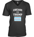 Chicago For Trump V Neck T Shirt