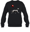 Dalmatian With Red Balloon Sweatshirt