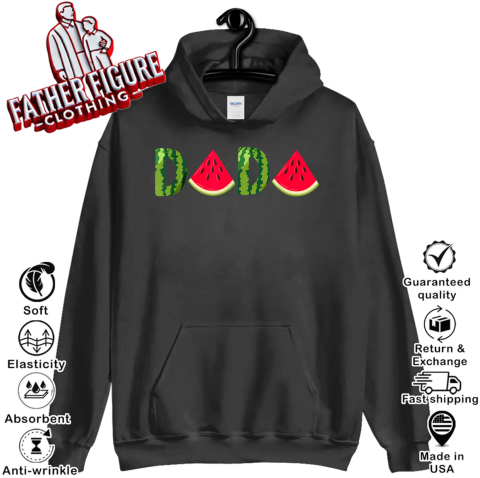Dada Watermelon Funny Summer Fruit Hoodie