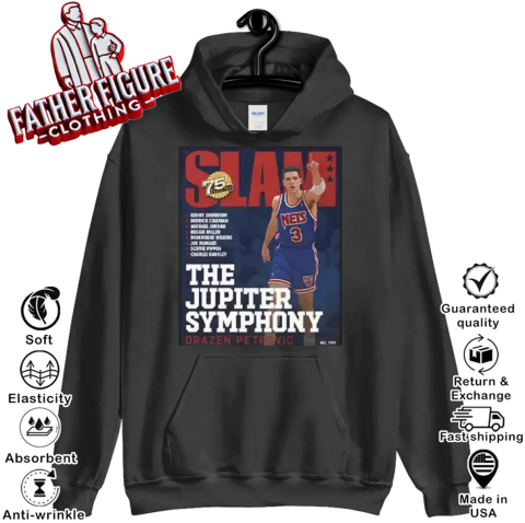 Drazen Petrovic The Jupiter Symphony Slam Cover Hoodie