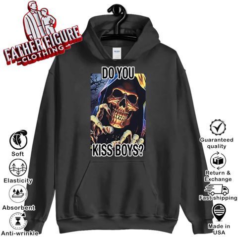 Do You Kiss Boys Rainbow Reaper Hoodie
