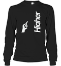 Asymmetric Call Higher Long Sleeve T Shirt