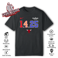 Chicago Bulls 1 4 25 Warmups T Shirt