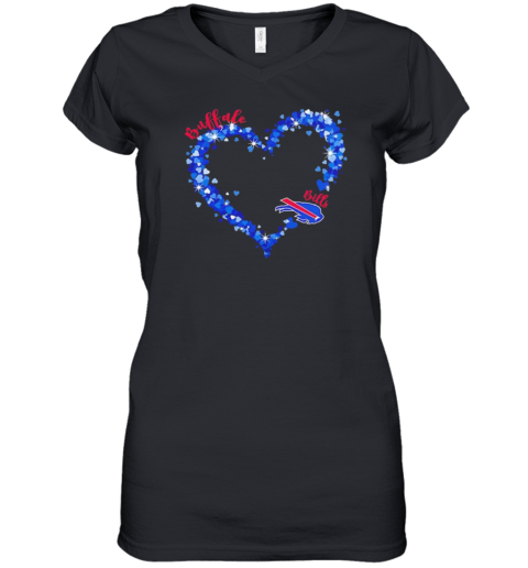 Buffalo Bills Fan With This Heartwarming Women039S V Neck T Shirt