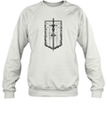 Even In Arcadia Damocles Crest Flag Sweatshirt