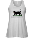 Black Cat I039Ll Tread Wherever I Want Racerback Tank
