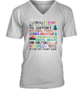 Activism Shirt Support National Parks Shirt Fund Education And Mental Health V Neck T Shirt