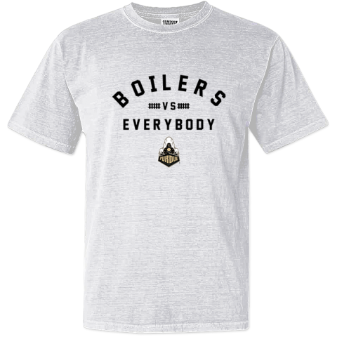 Boilers Vs Everybody Dyed Heavyweight T Shirt