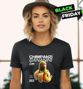 Chimpanzi Bananini Monkey Banana Women039S T Shirt