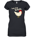 Bak Bak Bitch Typical Sound Chicken Women039S V Neck T Shirt