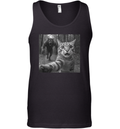 Cat Selfie Werewolf Chase Scary Monster Tank Top