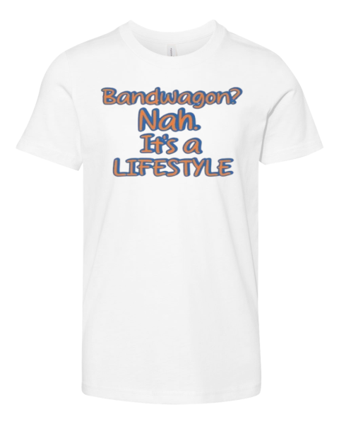 Bandwagon Or Lifestyle Ny Knicks 2025 Playoffs Nba Premium Youth T Shirt