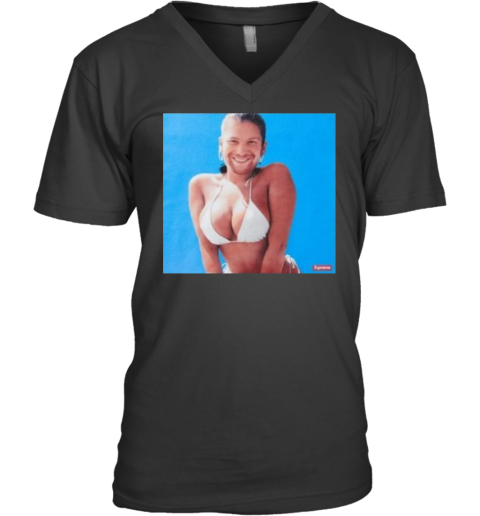 2025 Supreme Aphex Twin Windowlicker V Neck T Shirt