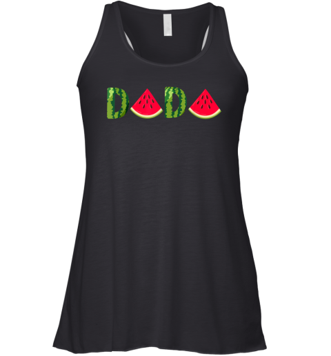 Dada Watermelon Funny Summer Fruit Racerback Tank