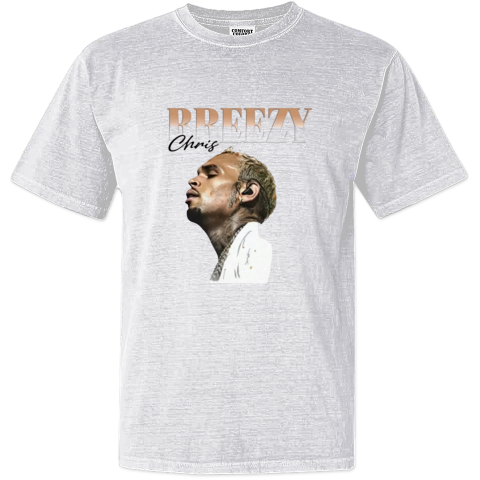 Chris Brown 2025 Concert Dyed Heavyweight T Shirt