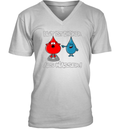 Blut Ist Dicker Als Wasser V Neck T Shirt