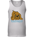 Don039T Cry Because It039S Over Cry Because It Happened Dog Tank Top