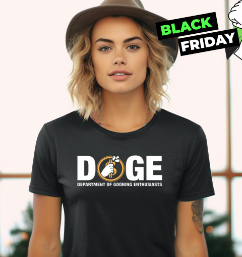 Doge Department Of Gooning Enthusiasts Women039S T Shirt