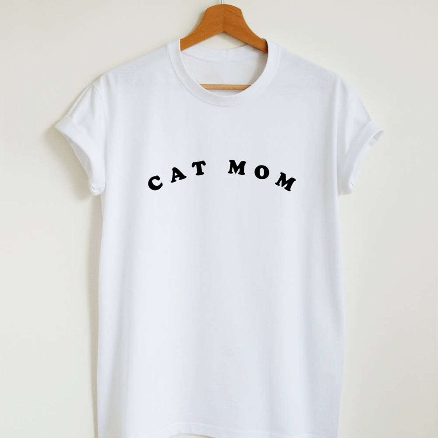 Cat mom shirt, funny cat owner gift t-shirt, women's unisex crazy cat lady shirt