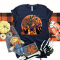 Black Cat Halloween Shirt, Fall Pumpkin Halloween Shirt, Witch Spooky Shirt, Funny Halloween shirt, Halloween Gift, Black Cat Shirt, Pumpkin