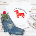 Dachshund Shirt - Valentines Day Shirt - My Dog is My Valentine - Dachshund Mom Shirt - Dachshund Owner Gift - Doxie Shirt