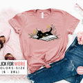 Cute Book Cat Shirt - Cat Shirt - Cute Reading Shirt - Books Shirt - Cute Cat Shirt - Reading Shirt - Book Lover