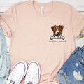 Personalized Jack Russell Shirt Gift For Dog Mom T-Shirt Cute Dog Mama Life Shirt For Women Funny Dog Gift T Shirt Dog Owner Tee Dog Lover