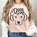 Dog Mom T-Shirt - Dog Tee - Fur Parent Gift - Animal Shirt - Dog Mama - Tshirt with Dog- Dog Lover Tee - Pet Lover Shirt -I Love Dogs- S-3XL