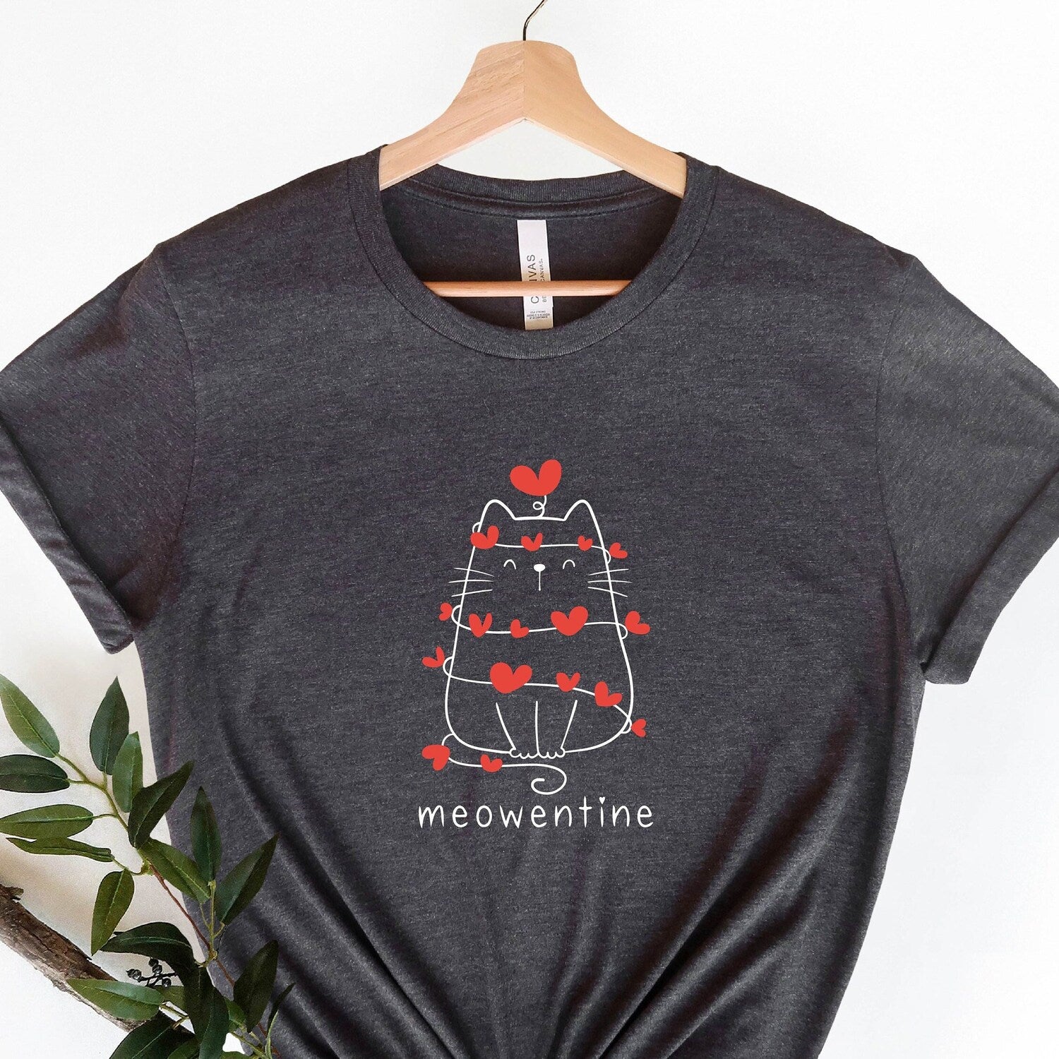 Happy Meowentines Shirt, Funny Valentines Shirt, Shirt For Cat Lovers, Happy Valentine Gift, Valentines Cat Shirt, Cat Tee, Meowentine Shirt