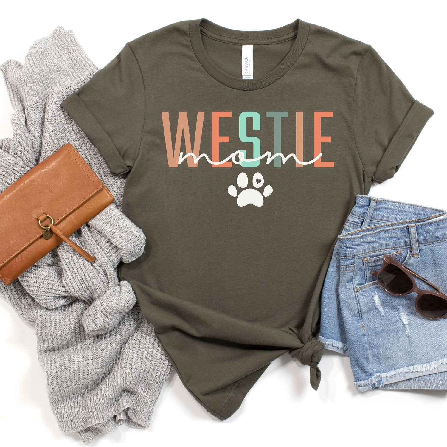 Westie Mom Shirt, Westie Mom Gift, Westie Mom Gift, Dog Lover Shirt, Westie Lover Gift, Dog Mom Shirt, Westie Mom T-Shirt, Dog Mom T-Shirt