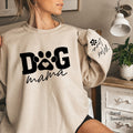 Custom Dog Mama Sweatshirt with Pet Name, Dog Mom Gift, Dog Lover Gift For Mama, Pet Lover Shirt, Dog Tee for Women, Dog Mommy Shirt, DP6132