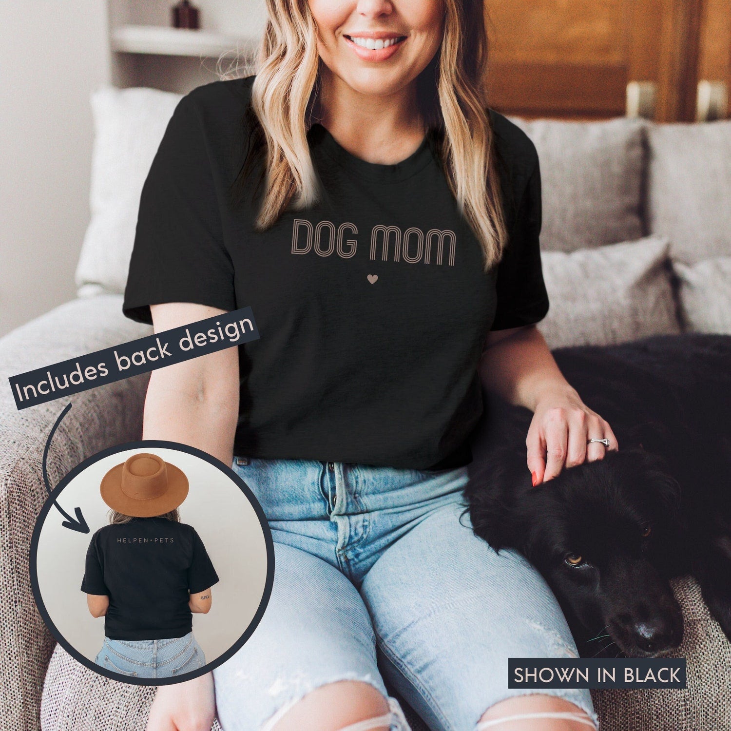 Minimalist Dog Mom Shirt for A Cause, New Dog Mom T-shirt, Cute Dog Mom Tee, Dog Mom Gift, Dog Lover Gift, Dog Mom Mother's Day Gift