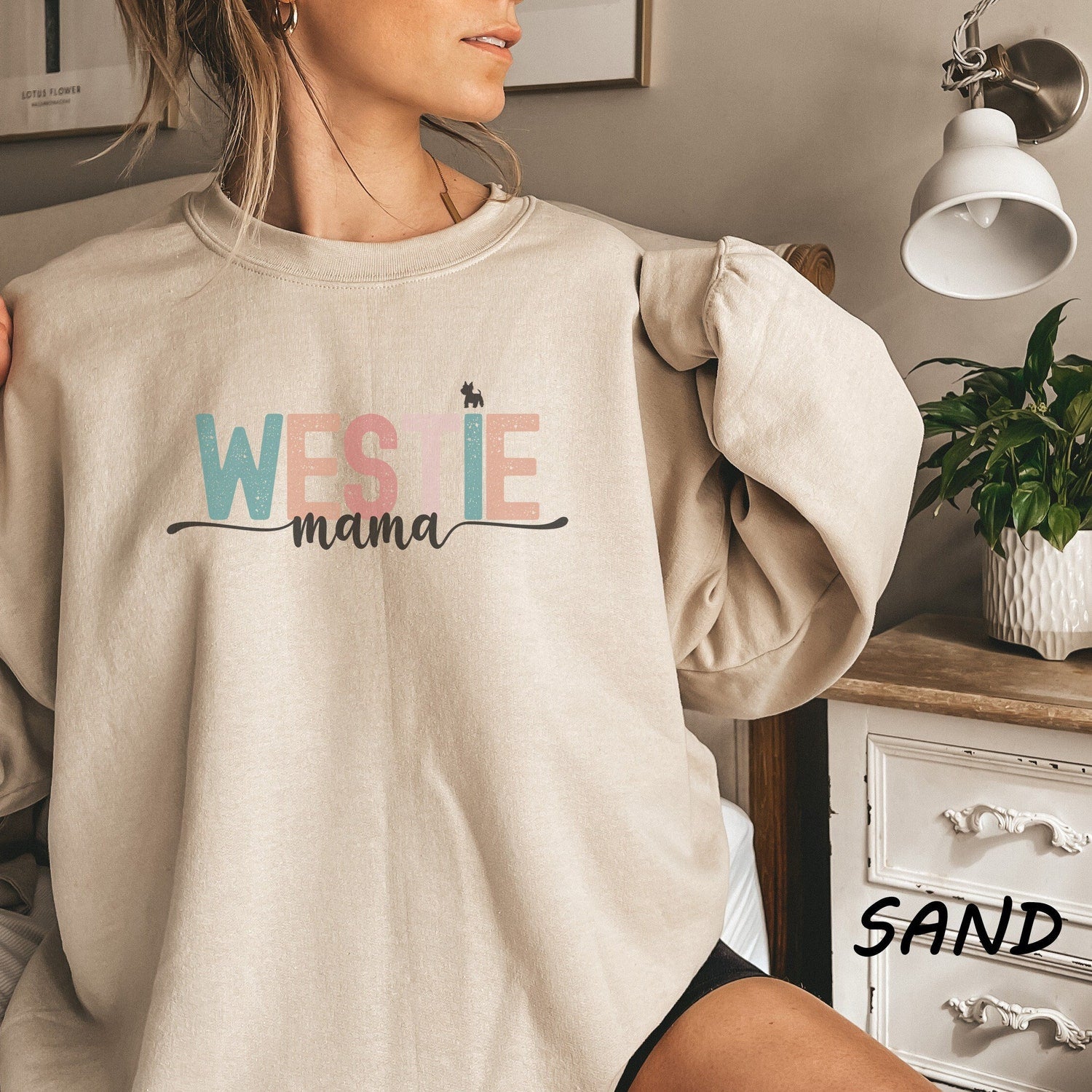 Dog Mom Shirt Sweatshirt Dog Mama Dog Mom Gift Dog Mom T Shirt Dog Mom T-Shirt Dog Mom Tee Fur Mama Dog Lover Gift Dog Shirt Westie Terrier