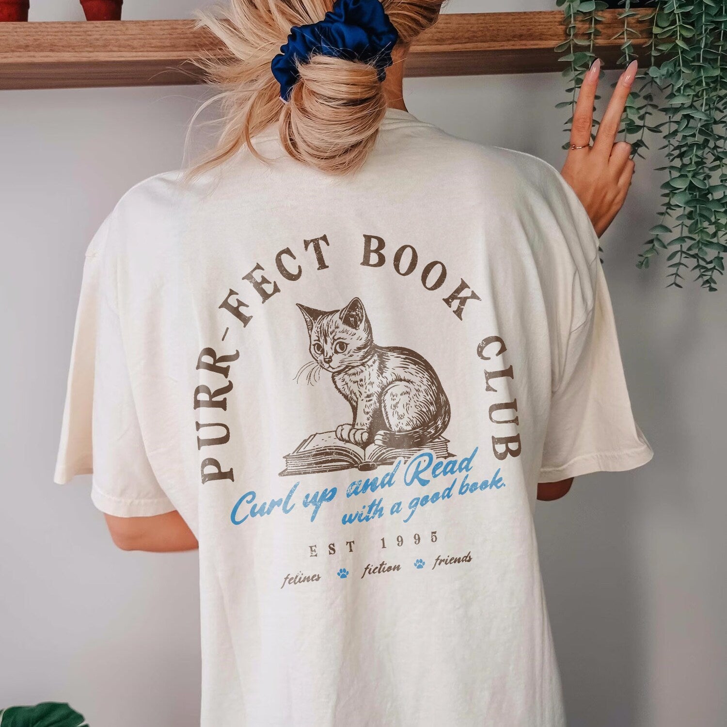 Cat Bookish Shirt | Book Club T-shirt For Cat Lovers, Reading T-shirt, Books Reading, Gift for Cat Lover, Book Lover Gift, Bookish Hoodie