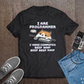 I Are Programmer T-Shirt, Cute Cat Coding Tee, Gift for Coders, Tech Lover Apparel, Developer Geek Wear, Computer Science, Software Engineer