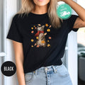 Cats Autumn Fall Shirt, Funny Thanksgiving Cat Lover T-Shirt, Fall Leaves Tree Design, Cute Cat Sweatshirt, Fall Gift for Cat Moms