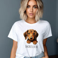 Dachshund Shirt, Gift for Dachshund Lovers, Dog Mom T-Shirt, Dog Owner T-Shirt, Women's Shirt, Gift for Her, Dachshund Owner, Dachshund