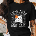 I Love Math Cats Math Teacher Lover T-Shirt Appreciation Gift