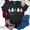 Meowy Christmas Cat Lover T-Shirt: Funny Animal Tee