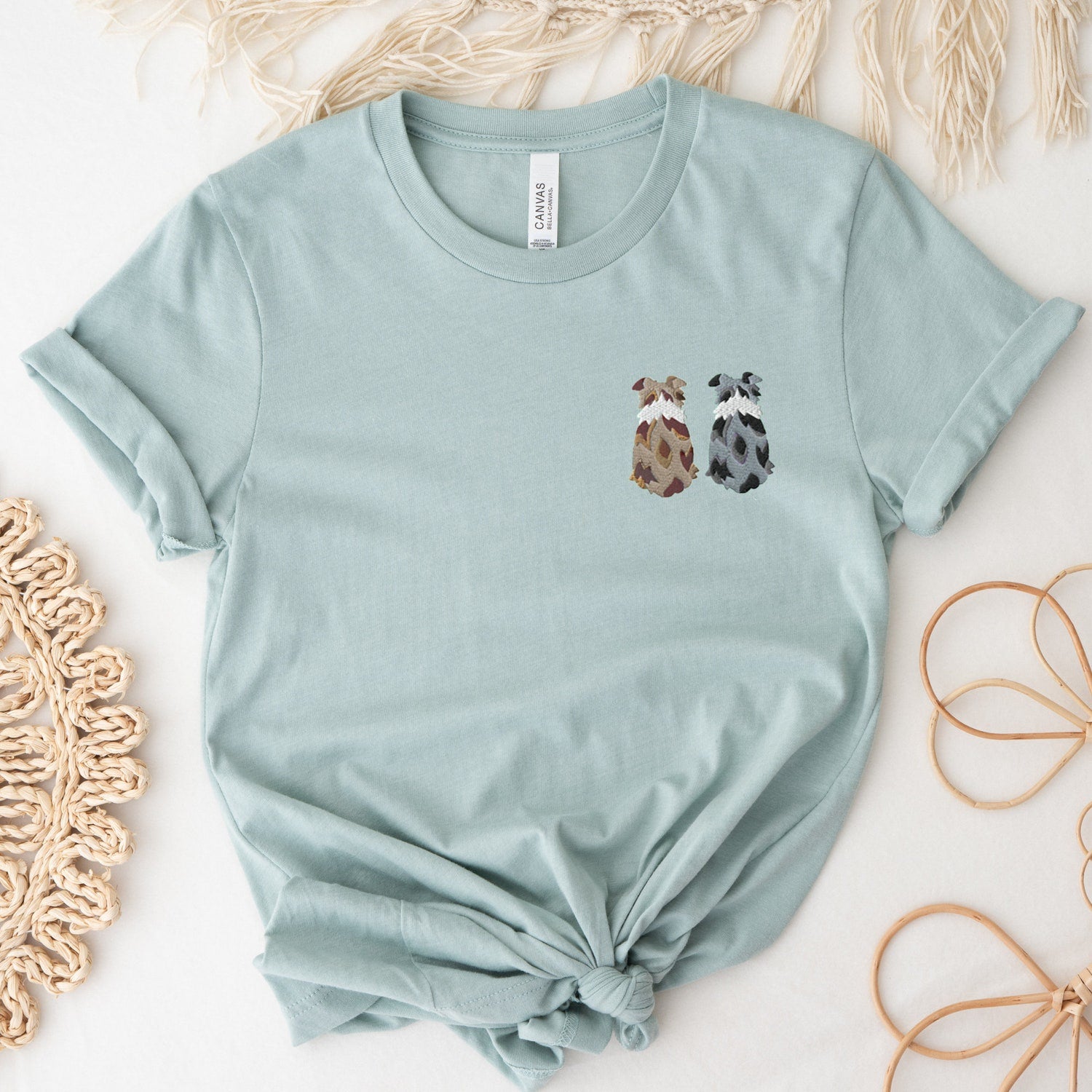 Australian Shepherd T-shirt for Dog Lover Gift for Aussie Lover Shirt for Dog Owner Gift for Australian Shepherd Owner Gift Dog Embroidery