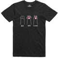 Funny Mens T Shirt Cat Paws Rock Paper Scissors T Shirt Regular Fit Cotton Tee