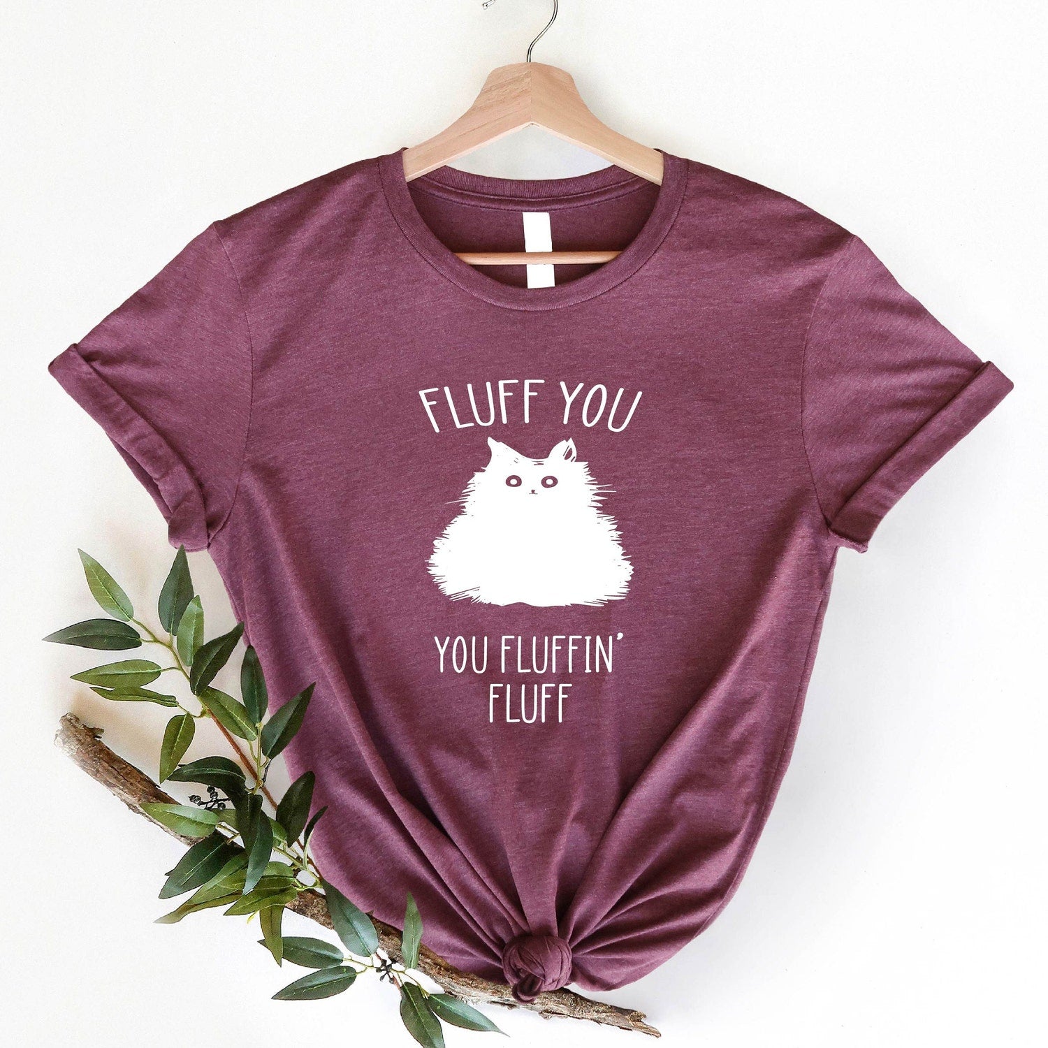 Funny Fluff Cat Shirt: Sarcastic Cat Lover Tee