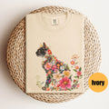 Floral Cat Shirt | Cat Lover Tee | Gift For Mom | Animal Lover Tee | Flowers And Cat | Gift For Her | Funny Cat Shirt | Cat T Shirt