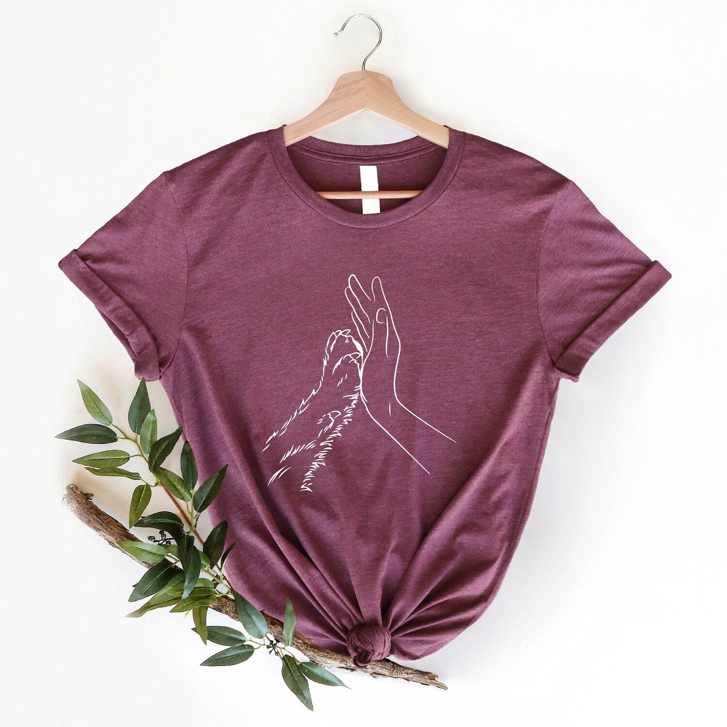 Dog Paw High Five Shirt: Animal Lover Gift