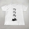 Cute Cat T-Shirt, Cat Graphic tee, Cats and coffee tee, Cute shirts, Gifts for cat lovers, Trendy shirts, Unisex, Gifts for her, Mom Gift