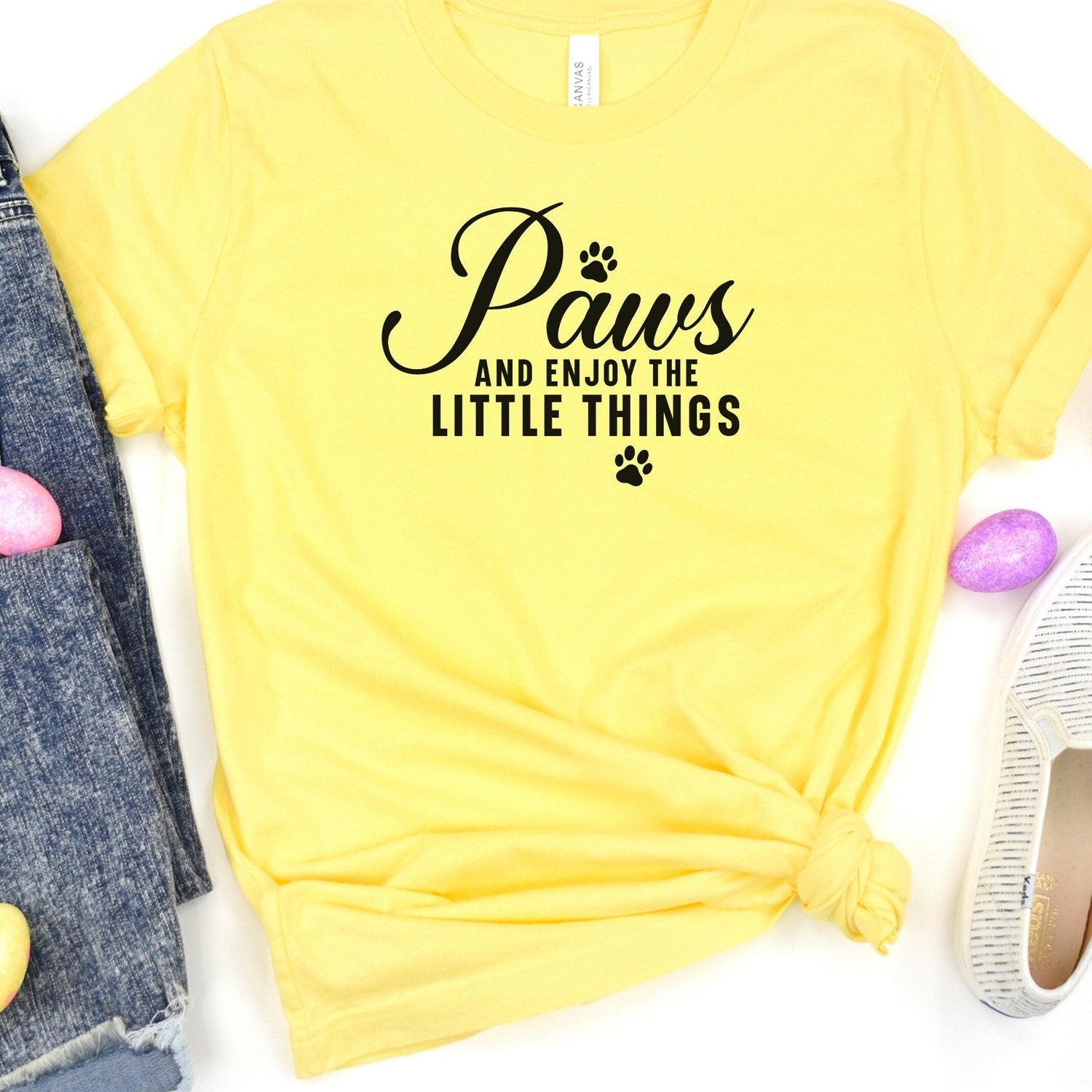 Dog Mom/Dad T-Shirt: Inspirational 'Paws' Graphic Tee