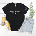 Custom Dog Mama with Pet Name & Heart on Sleeve Shirt, Dog Mom T-Shirt, Mothers Day New Dog Mom Gift, Gift For Mothers Day Dog Mom T-Shirt